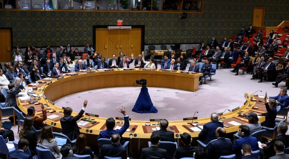 Rada Bezpieczeństwa ONZ żąda natychmiastowego rozejmu w Strefie Gazy