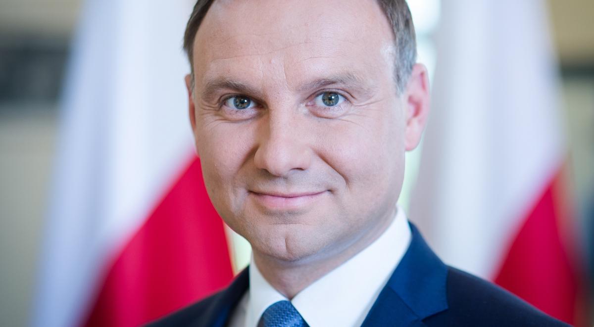 Andrzej Duda o roli prezydenta: ma obowiązek tak służyć Polsce, jak służą jej policjanci