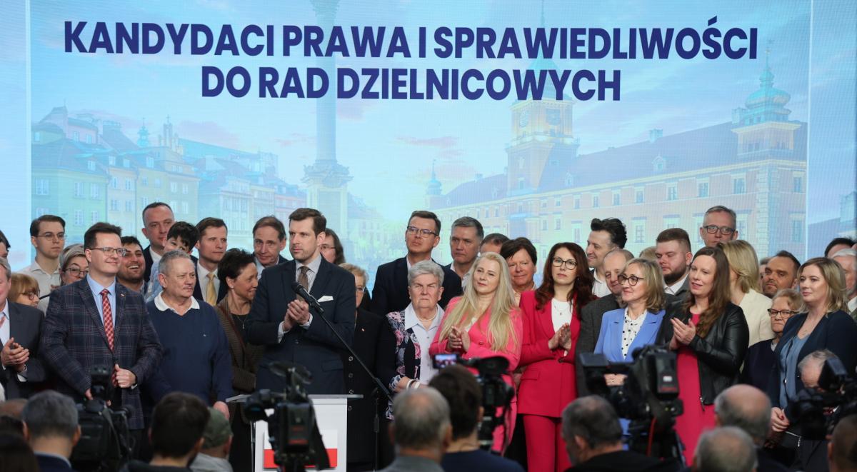Wybory samorządowe. PiS przedstawiło kandydatów startujących w Warszawie