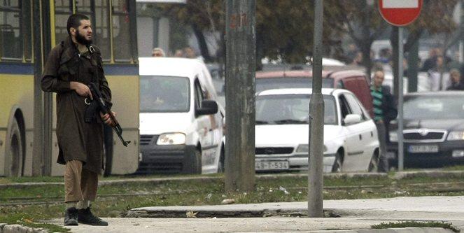 Strzelanina przed ambasadą USA w Sarajewie