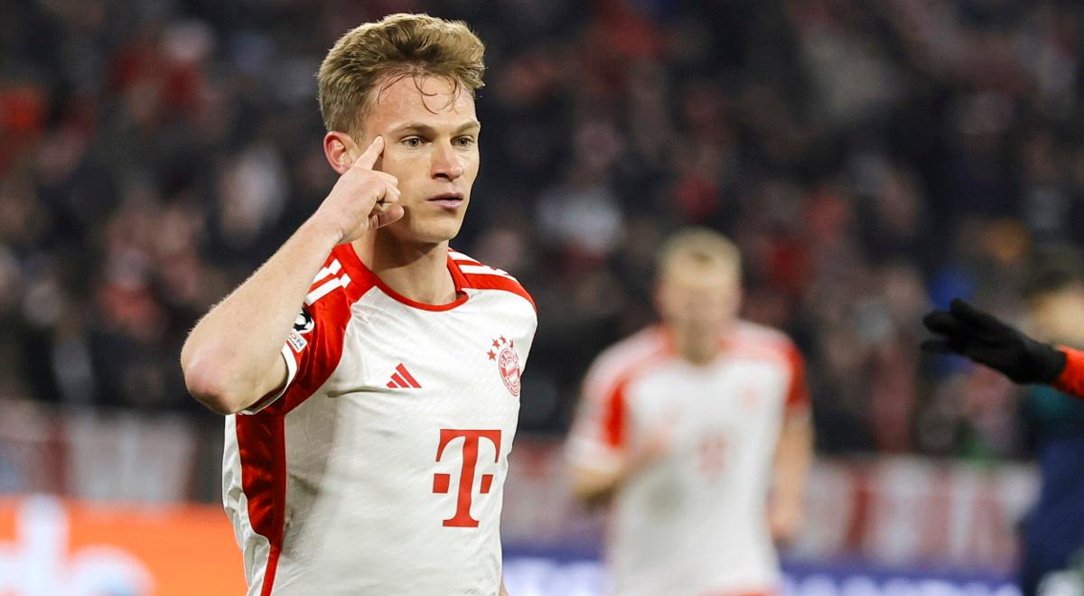 Liga Mistrzów. Joshua Kimmich zapewnił Bayernowi awans. "Główka jak torpeda"