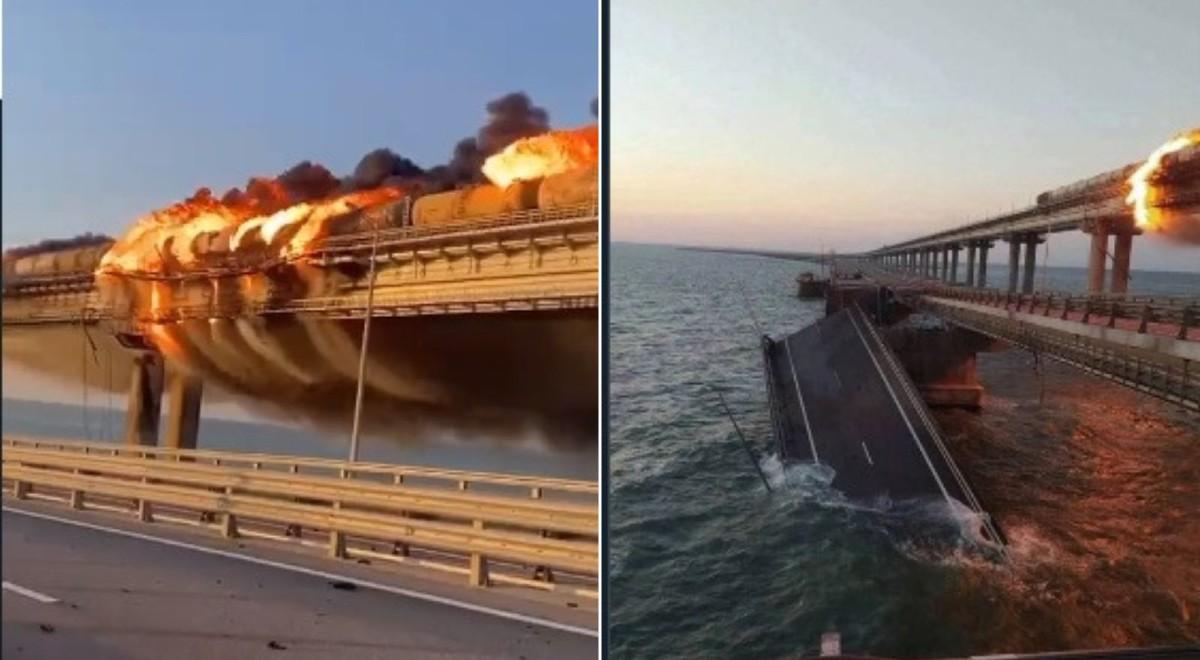 Eksplozja na rosyjskim moście Krymskim. Rzecznik Służby Bezpieczeństwa Ukrainy zabrał głos