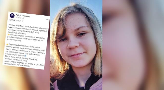 Zaginiona 11-letnia Jagoda może być w Krakowie. Policja podała nowe informacje