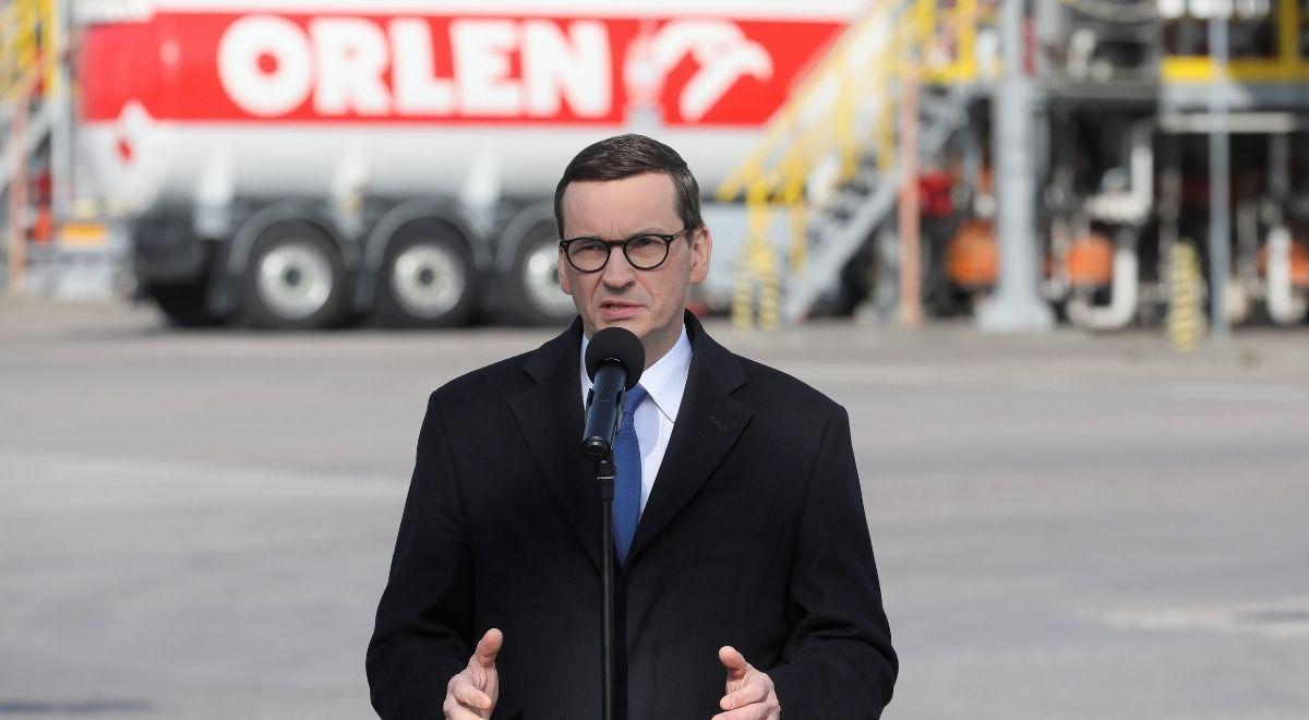Fuzja Orlenu i Lotosu. Premier: wzmocni Polskę, dzięki niej możemy kupować ropę taniej