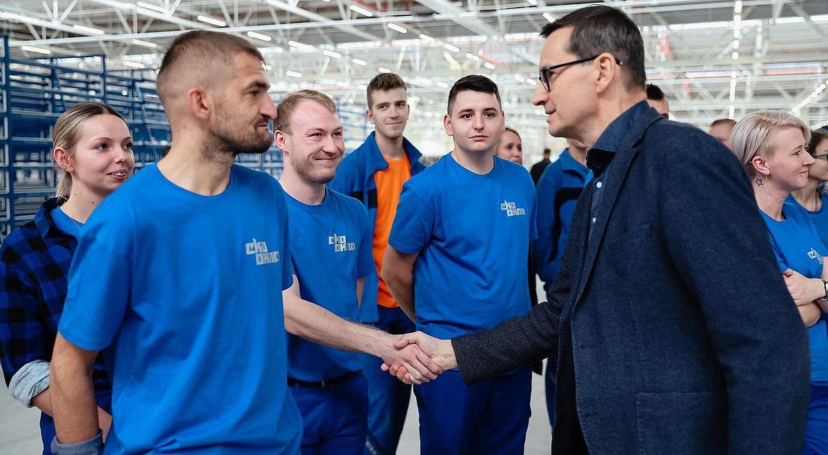 "Transformacja przemysłowa przynosi nowe miejsca pracy". Premier Morawiecki z wizytą na Śląsku
