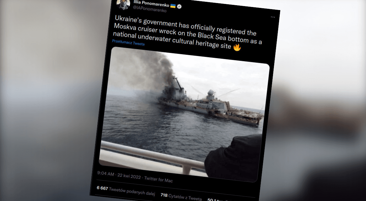 Rosjanie przyznają, że stracili marynarzy z "Moskwy" [ZAPIS RELACJI]