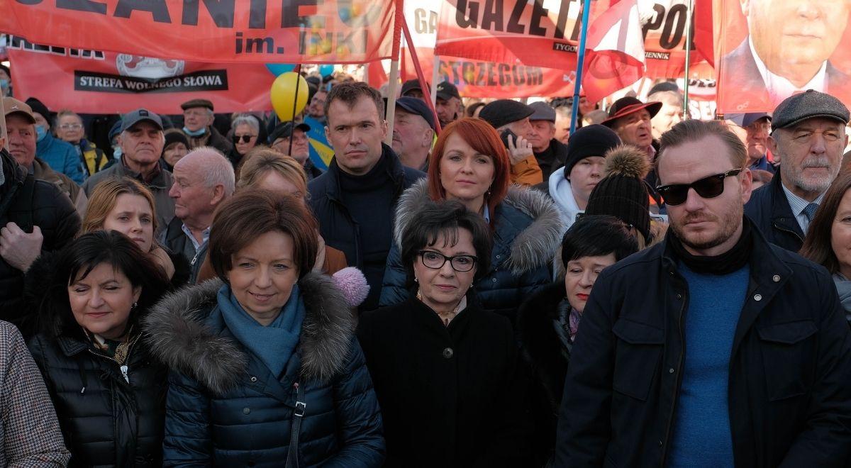 "Mówimy kobietom ukraińskim - jesteśmy z wami". Marszałek Sejmu zaprotestowała przeciw wojnie