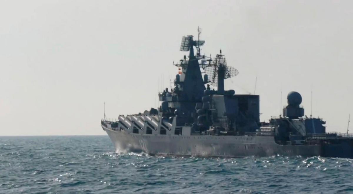 Ukraińska armia potwierdza. Krążownik Moskwa został trafiony i zaczął tonąć