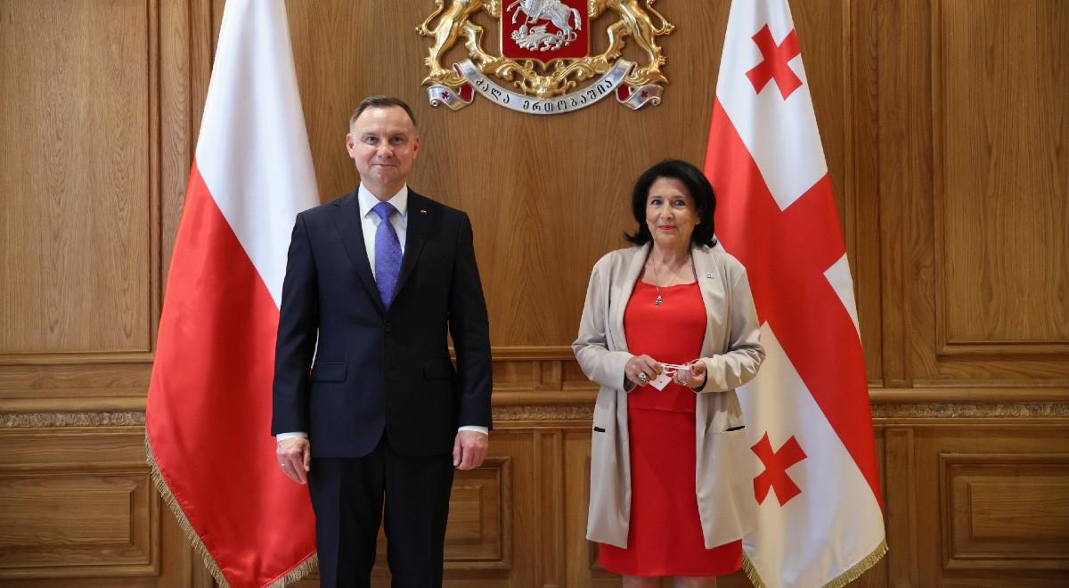 Do Polski przyjedzie dziś prezydent Gruzji. Spotka się z Andrzejem Dudą
