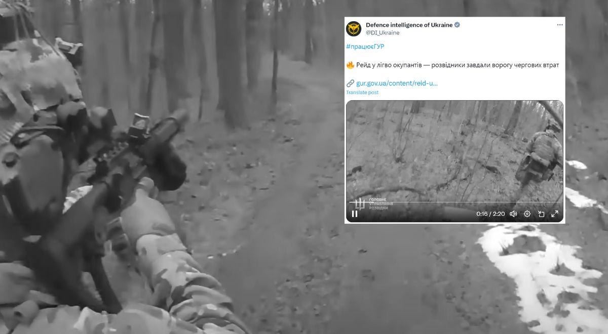 Ukraiński wywiad pokazał, jak jego żołnierze wtargnęli do Rosji [WIDEO]