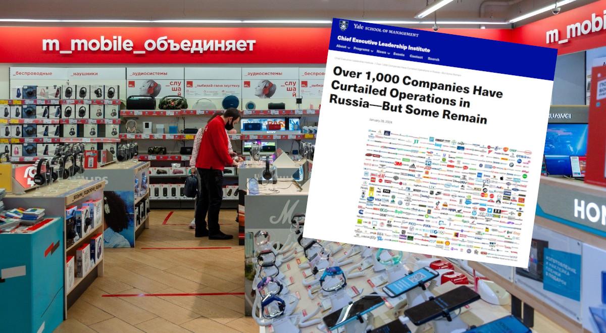 "Lista wstydu" po dwóch latach wojny. W Rosji wciąż działa ponad tysiąc firm z całego świata