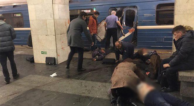 Zamach w metrze w Petersburgu. "Należy współczuć, bo zginęli ludzie"