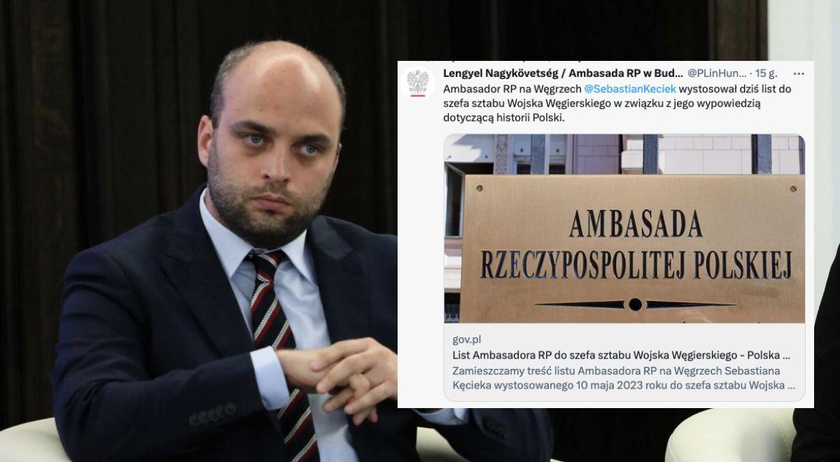 Polski ambasador interweniuje po słowach węgierskiego szefa sztabu. "Wykrzywianie historii"