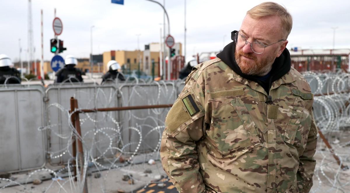Rosyjski polityk na przejściu granicznym w Bruzgach. Padły haniebne oskarżenia wobec Polski