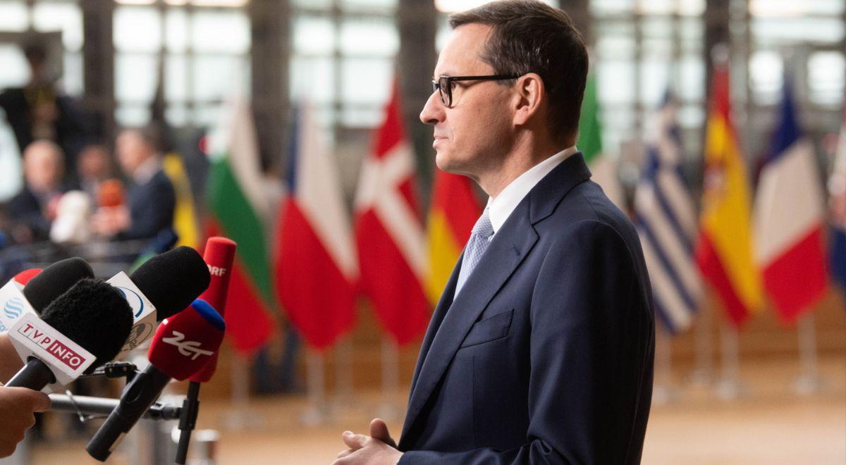 "Niemcy nie wspierają Ukrainy tak hojnie, jak powinny". Premier Morawiecki dla Politico