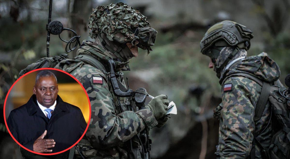 Szef Pentagonu ostrzega żołnierzy w Polsce. "Jeśli Putin zajmie Ukrainę, znajdziecie się na linii frontu"