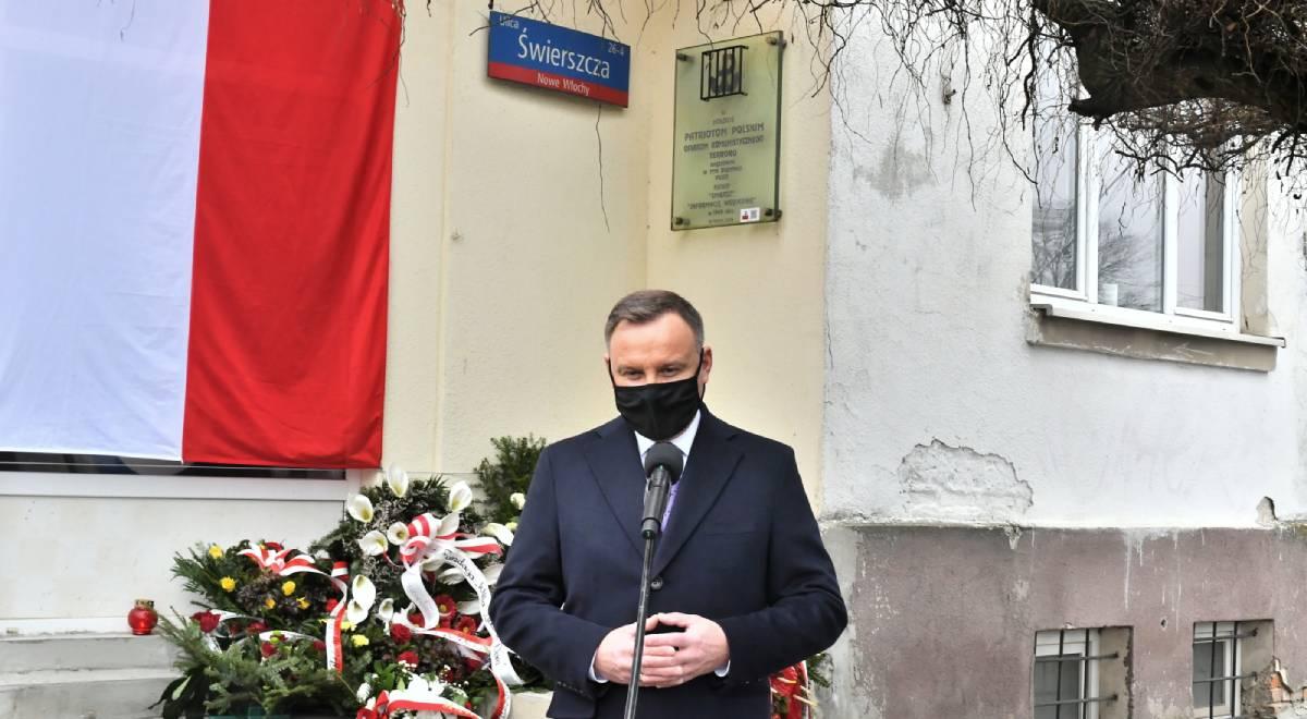 "Za pragnienie wolnej Polski zapłacili bardzo wysoką cenę". Prezydent o Żołnierzach Wyklętych