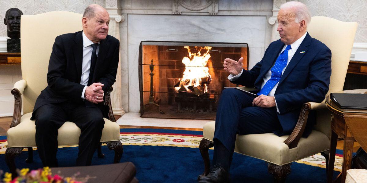 Po spotkaniu Biden - Scholz. Prezydent USA ponownie wezwał Kongres do wsparcia Ukrainy