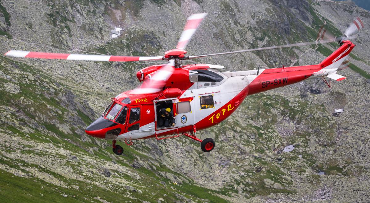 Wyprawy ratunkowe w Tatrach. Jeden z turystów spadł z wysokości, inny utknął pod wierzchołkiem Rysów