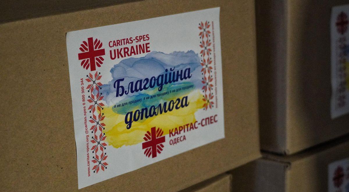 Paczka dla Ukrainy. Caritas Polska przekazał 16 ton darów