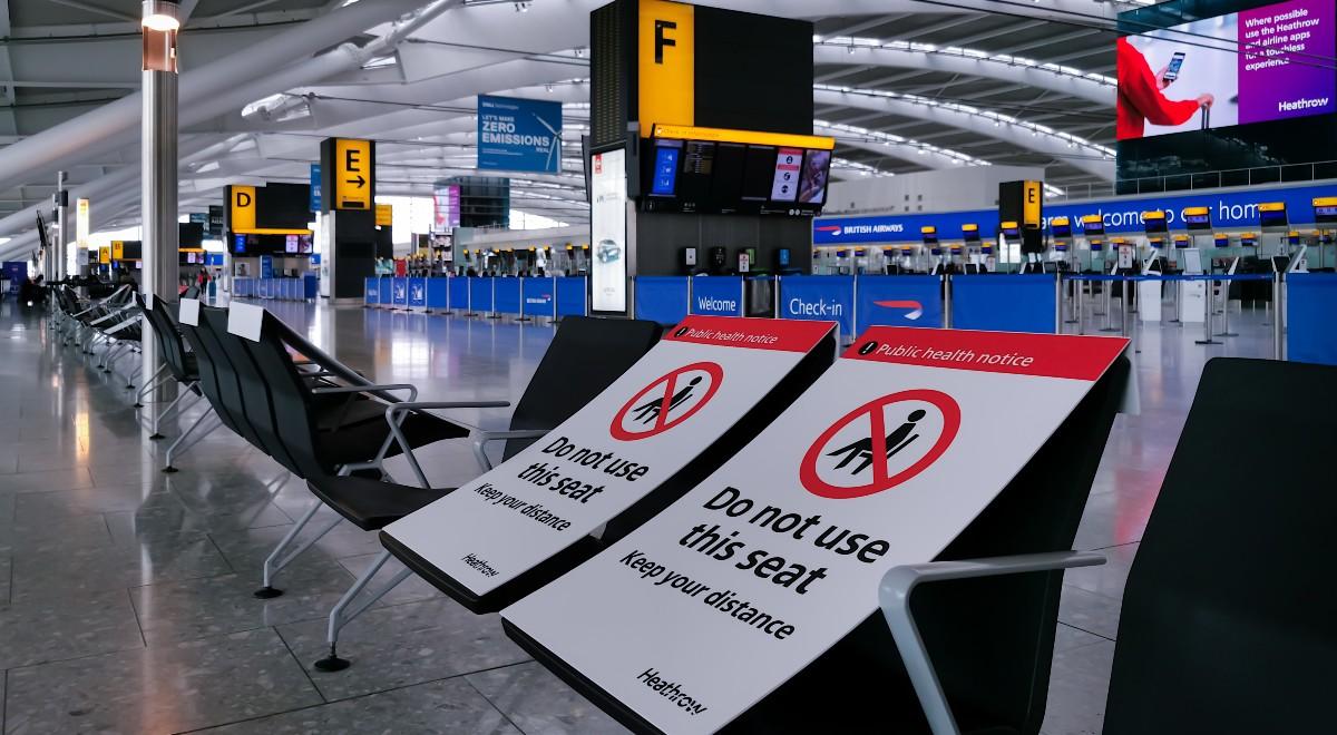 Koronawirus uderza w porty lotnicze. 2,8 mld dolarów strat londyńskiego Heathrow