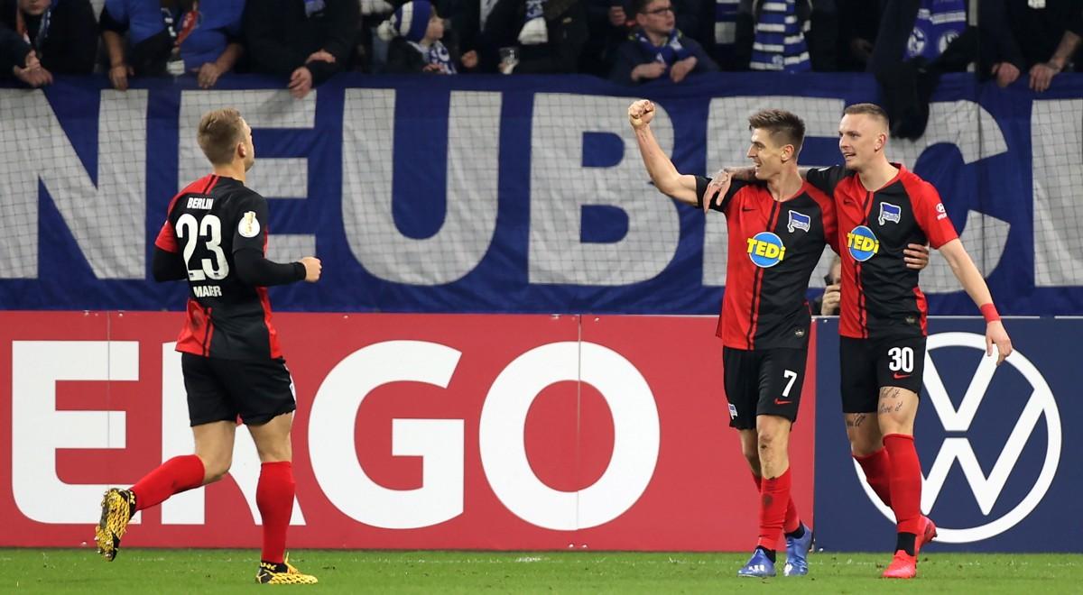 Krzysztof Piątek już strzela u nowego pracodawcy. Hertha Berlin, RB Lipsk i Borussia Dortmund za burtą Pucharu Niemiec