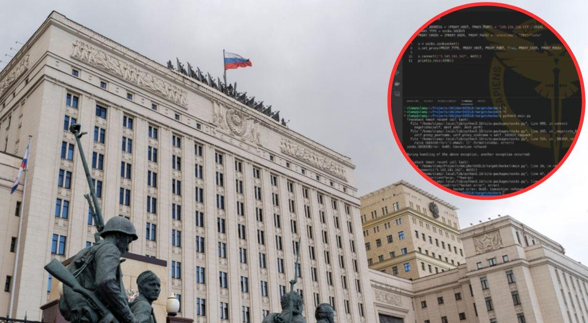 Cyberatak na serwer rosyjskiego MON. "Zatrzymano wymianę informacji między wydziałami"