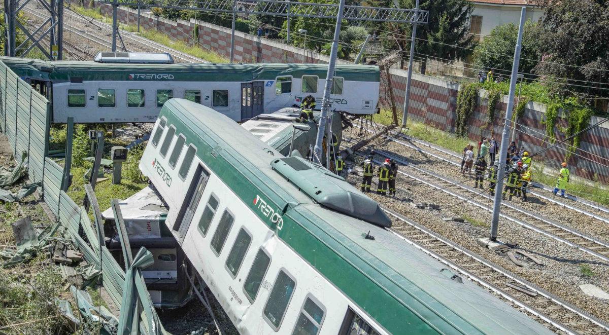 Włochy: pociąg przejechał 10 km bez maszynisty i się wykoleił