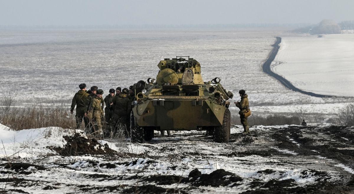 Rosja wycofuje wojska z poligonów wokół Ukrainy? "Element wojny informacyjno-psychologicznej"