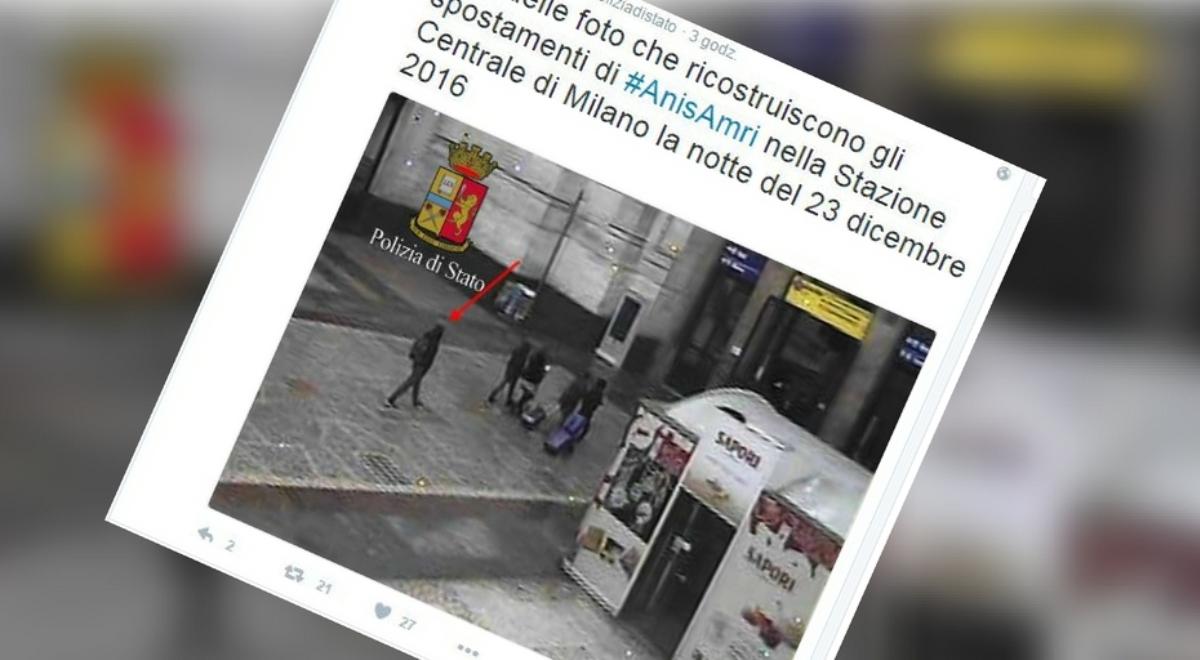 Mediolan: policja publikuje zdjęcie zamachowcy z Berlina 