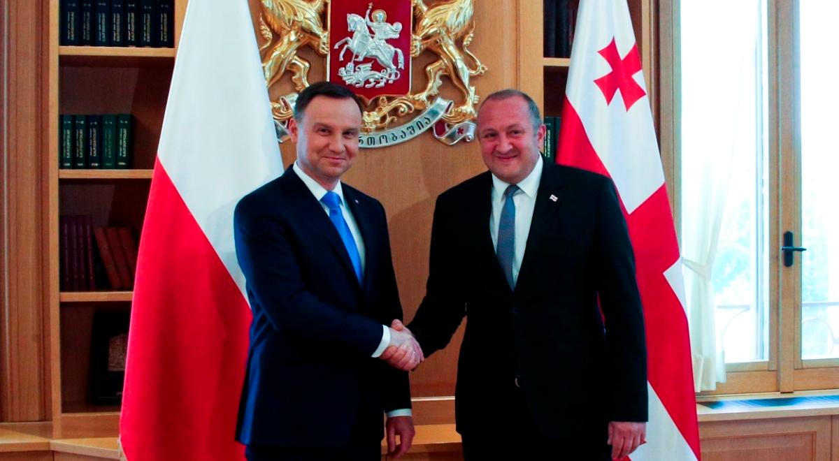 Prezydent zapewnił Gruzję o wsparciu na jej drodze do NATO i UE