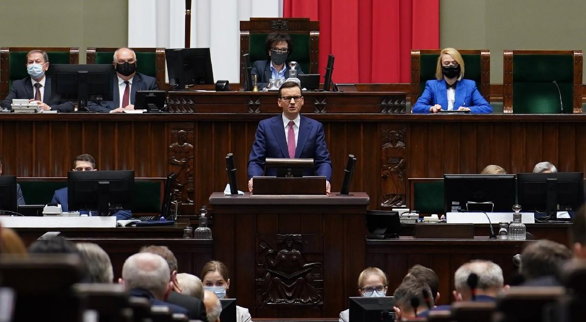 Premier w Sejmie: pierwszy raz od lat integralność naszych granic jest tak atakowana