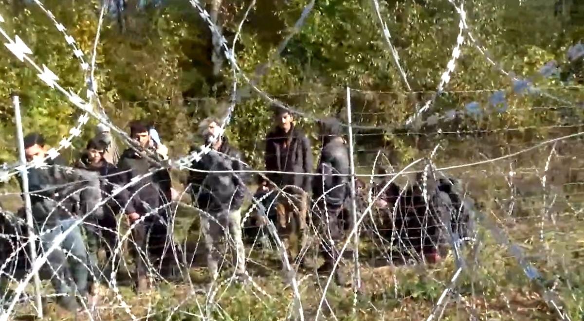 Migranci przyznają, że Mińsk nie pozwala im wracać do Iraku, przepycha ich ku granicy [WIDEO]
