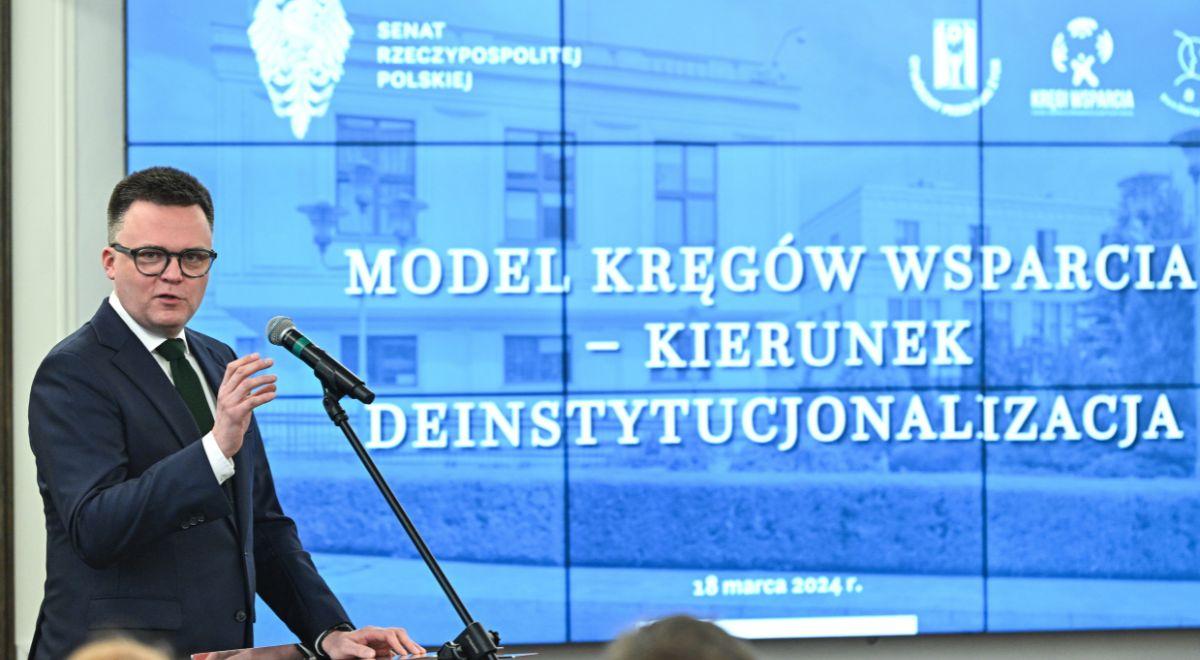 Senat. Szymon Hołownia rozpoczął dyskusję o kręgach wsparcia dla osób z niepełnosprawnościami