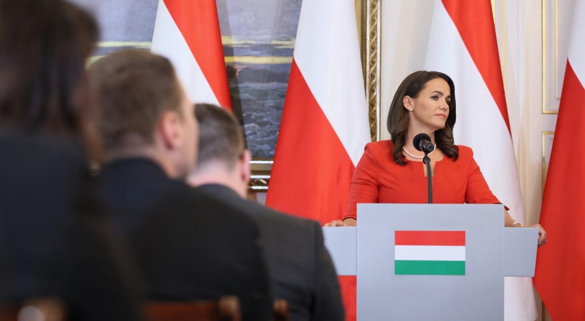 Katalin Novak w Polsce. Szymanowski: wyjaśnić nieporozumienia w stosunkach polsko-węgierskich