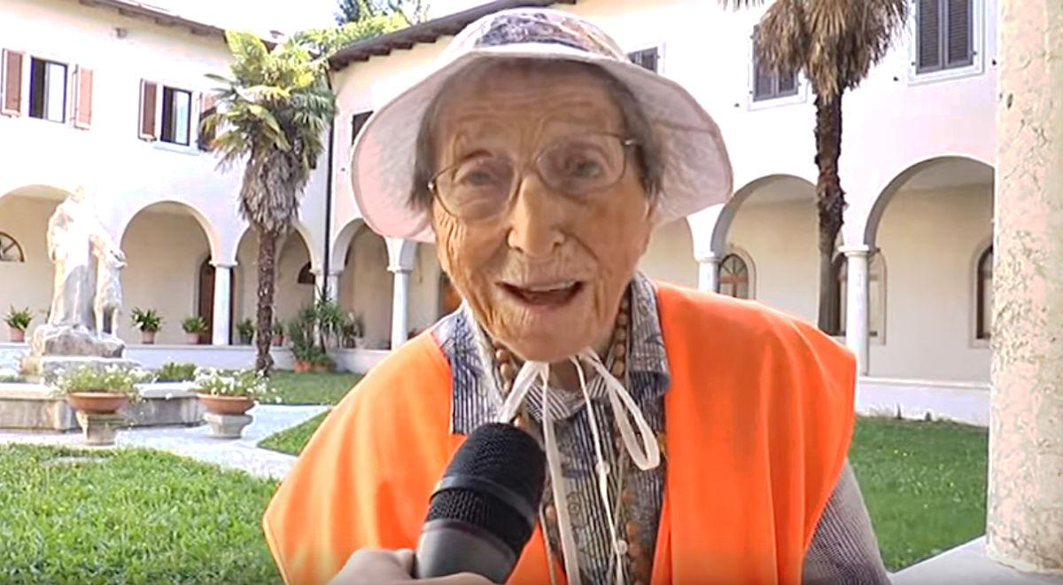 "Babcia pątniczka" idzie z Włoch na Jasną Górę. Ma 95 lat