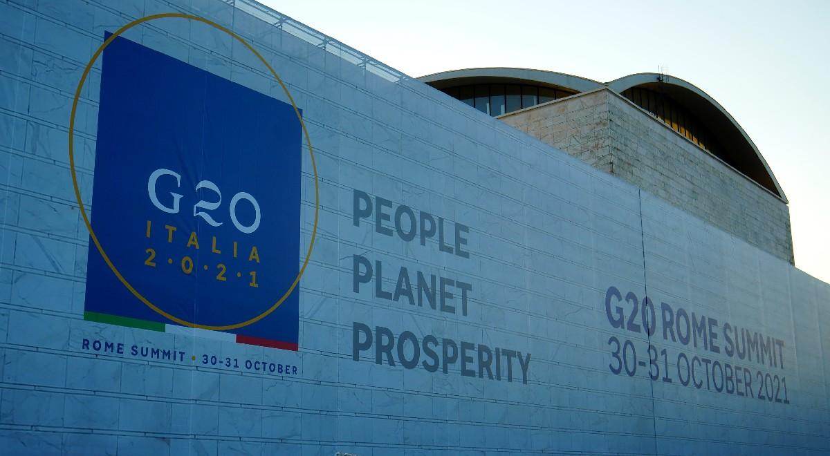 Szczyt G20 w Rzymie. Tematami rozmów przywódców m.in. pandemia, klimat i energetyka