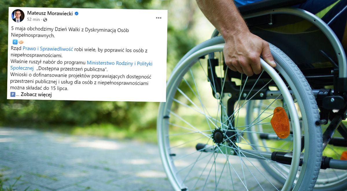 Premier: rząd PiS robi wiele, by poprawić los osób z niepełnosprawnościami
