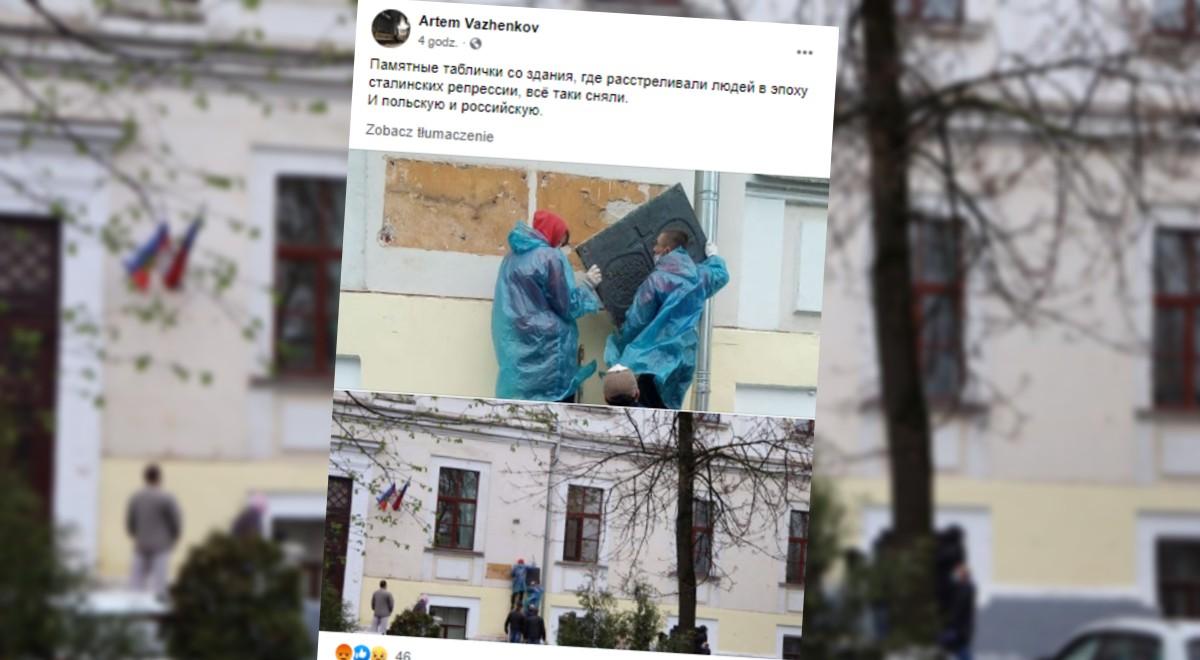 Rosja: z dawnego gmachu NKWD zdjęto tablicę upamiętniającą ofiary zbrodni katyńskiej