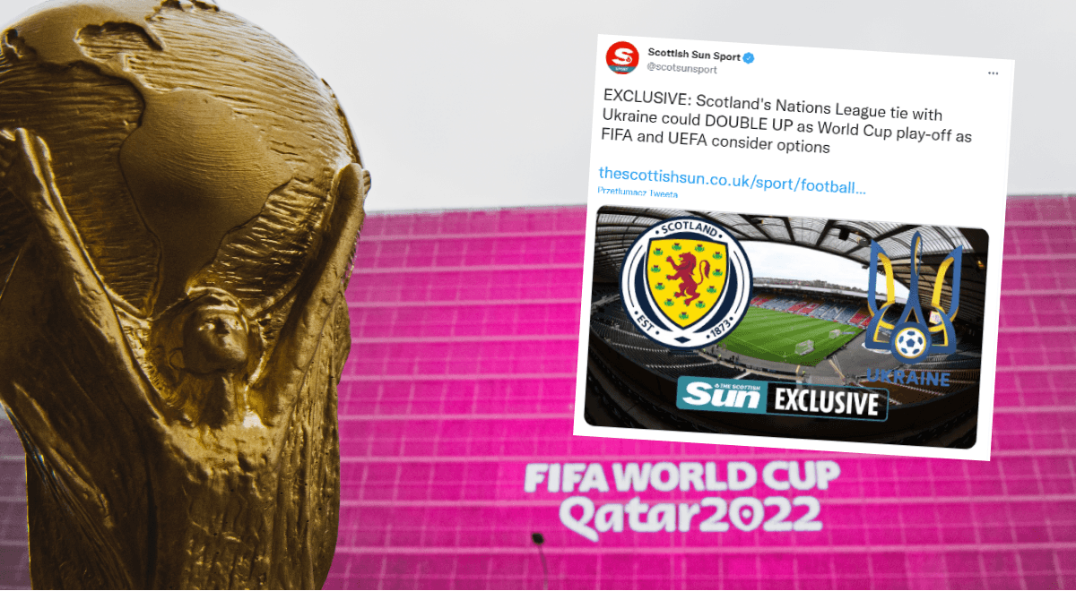 MŚ Katar 2022. Szkocja - Ukraina meczem o podwójną stawkę? FIFA i UEFA wpadły na pomysł