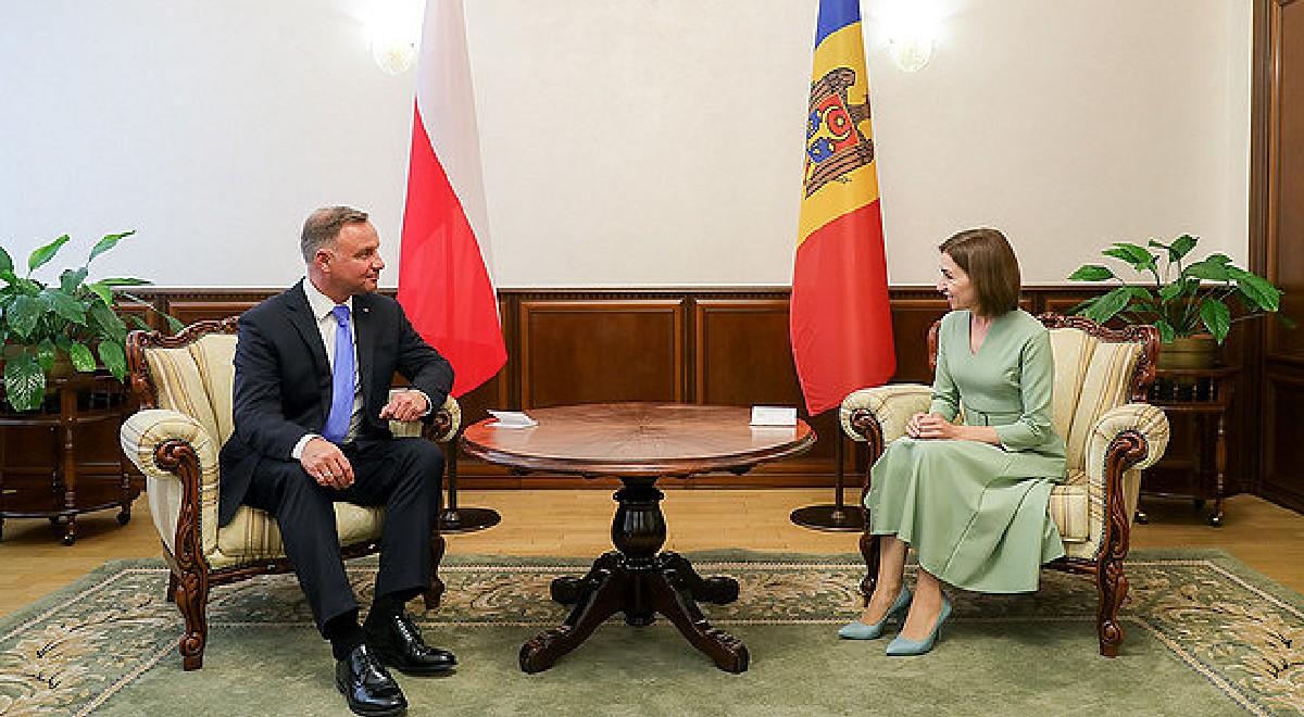 Wizyta prezydent Mołdawii Mai Sandu w Polsce: bardzo potrzebujemy wsparcia