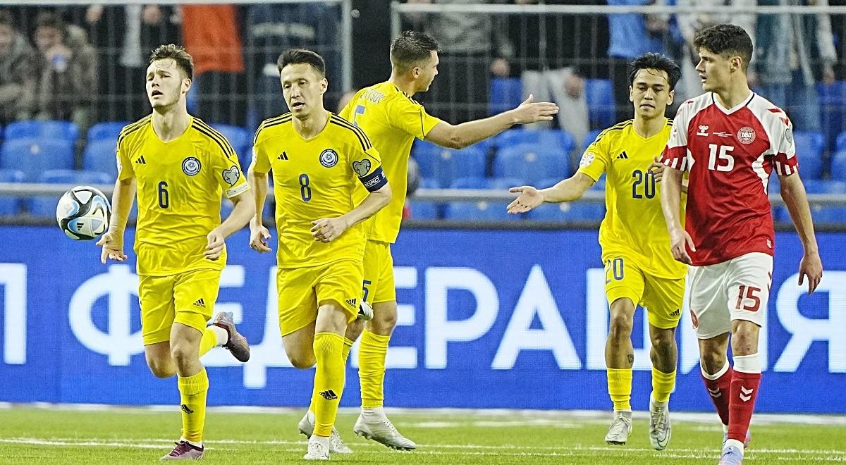 El. Euro 2024: sensacja w Astanie! Kazachstan pokonał Danię [WIDEO]