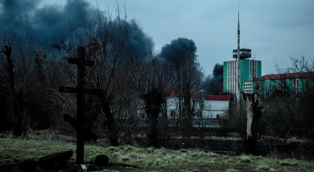 "Putin to diabeł", "Ukraina wygra tę wojnę". Mieszkańcy Lwowa komentują bombardowanie miasta