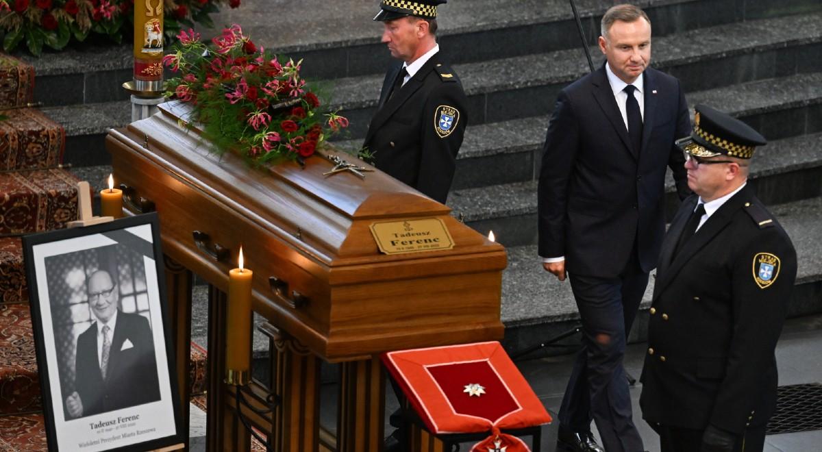 Pogrzeb Tadeusza Ferenca. Były prezydent Rzeszowa pośmiertnie odznaczony