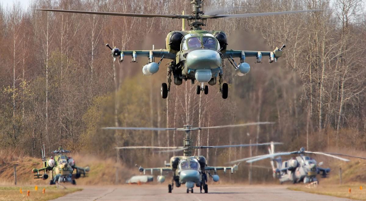 Ćwiczenia wojskowe na Białorusi. Rosjanie przysyłają swój sprzęt lotniczy