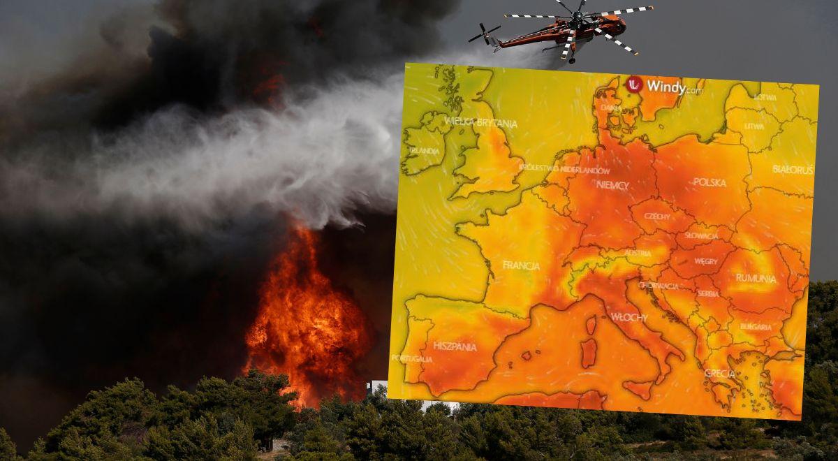 Fala upałów w Europie. Płoną lasy w Hiszpanii i Włoszech. Ostrzeżenia dla turystów
