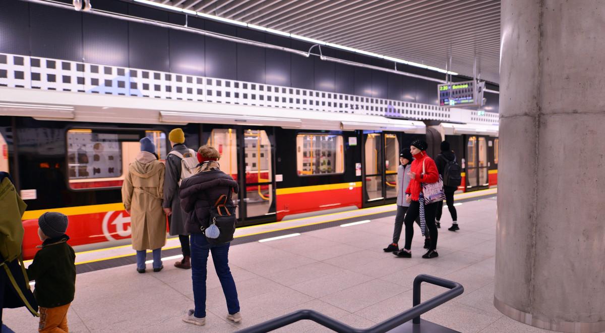 W weekend w Warszawie pociągi metra M1 będą kursowały na skróconej trasie