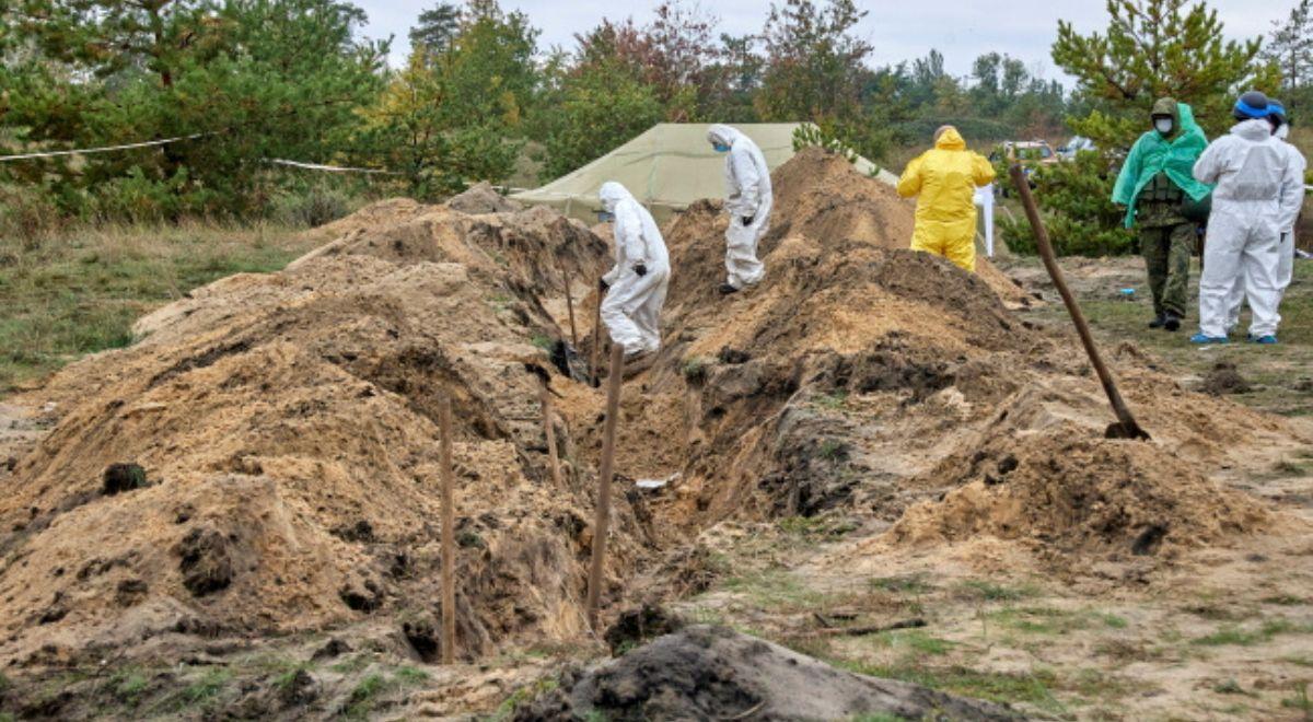 Symbol rosyjskiego terroru. W obwodzie donieckim ekshumowano ponad 120 ciał