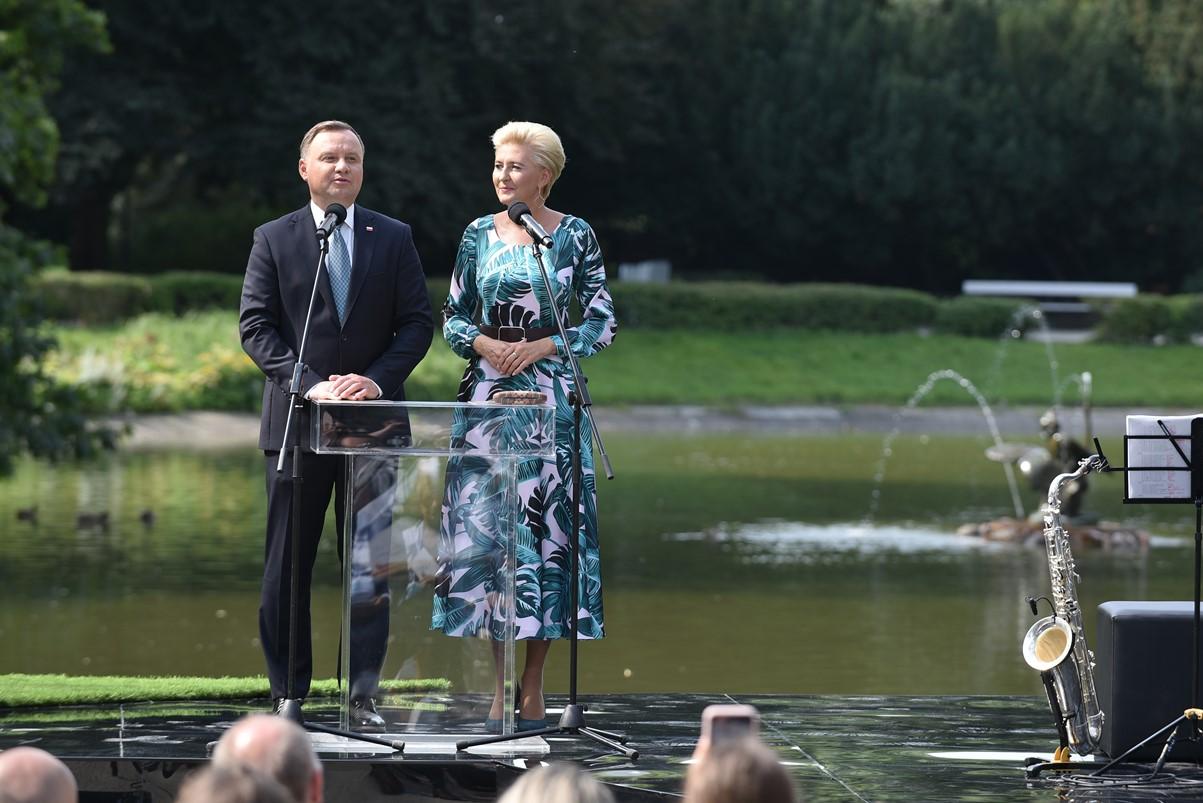 Prezydent Andrzej Duda i Agata Kornhauser-Duda. Zdjęcie ilustracyjne